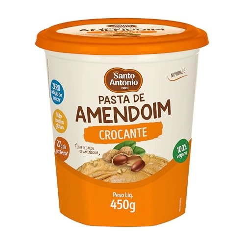 Pasta Amendoim Sto Antonio 450g Croc