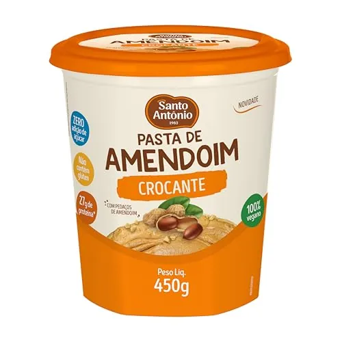 Pasta Amendoim Santo Antonio 200g Crocante