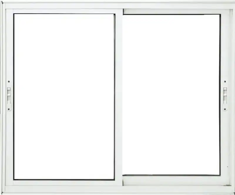 Vitro De Aluminio 2 Folhas Móveis Sem Grade Linha Premium Branco