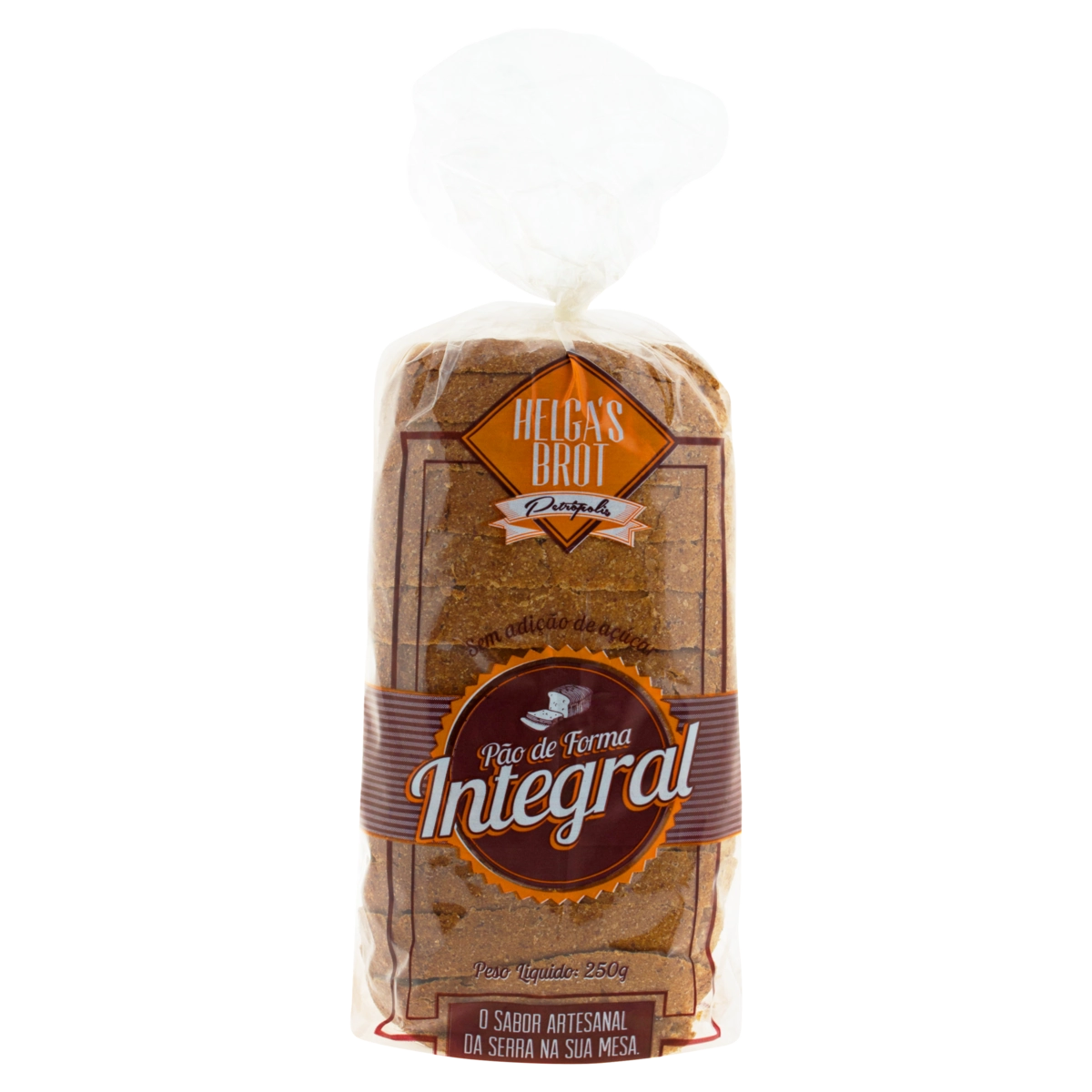 Pão De Forma Integral Helgas Brot Pacote 250g