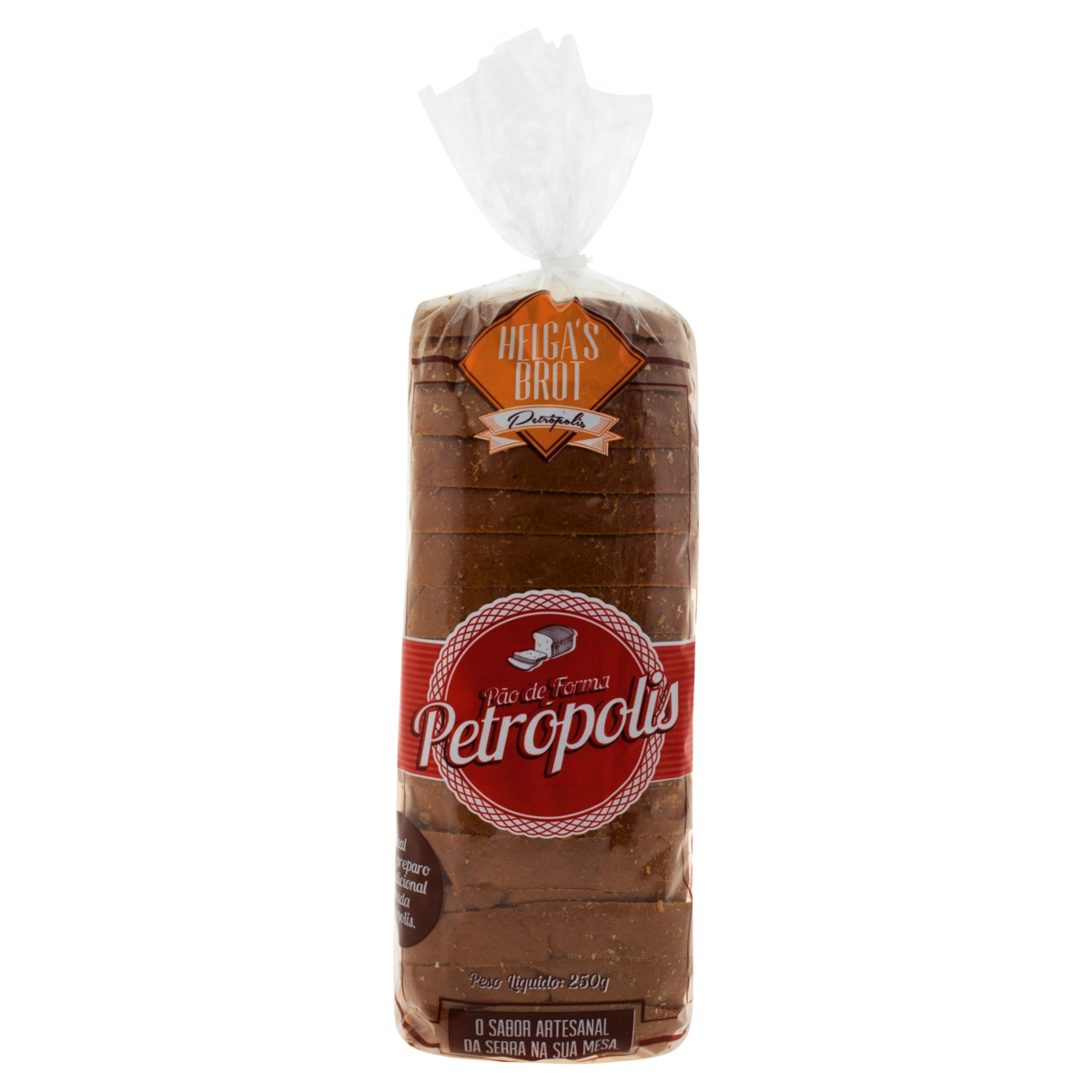 Pão De Forma Helgas Brot Petrópolis Pacote 250g