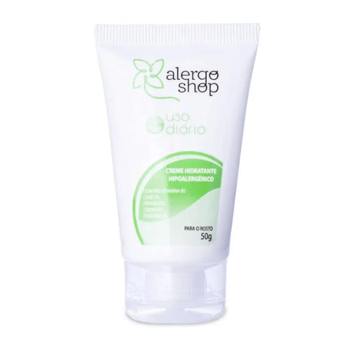Creme Hidratante Facial Hipoalergênico Uso Diário 50g - Kit 2 un - Alergoshop