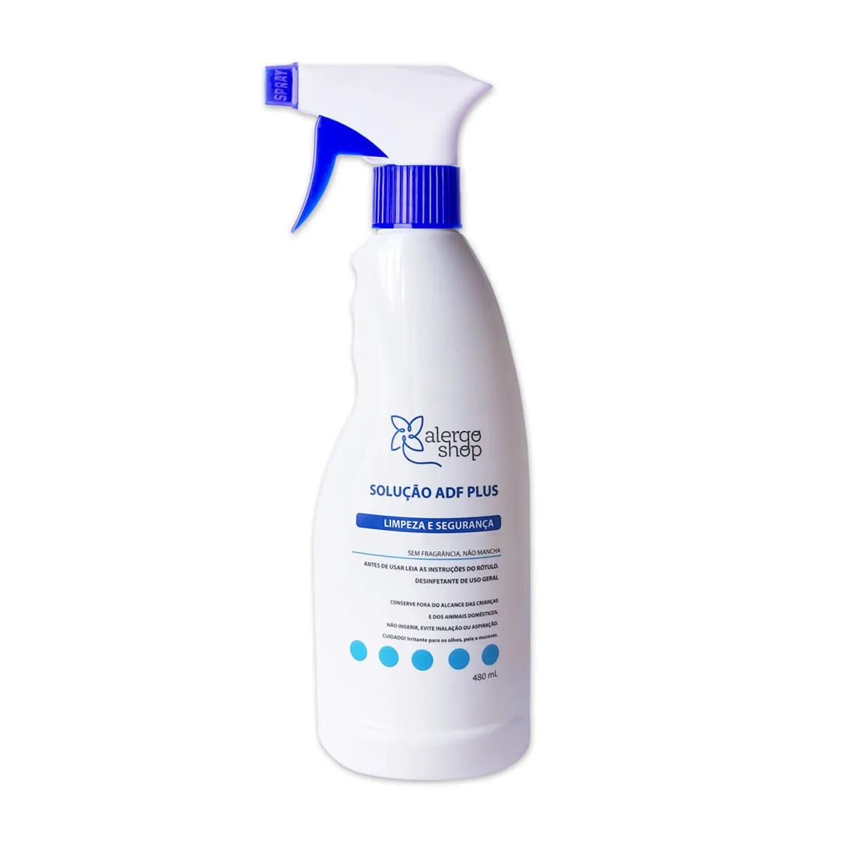 Solução Acaricida para Limpeza ADF Plus 480ml - Alergoshop