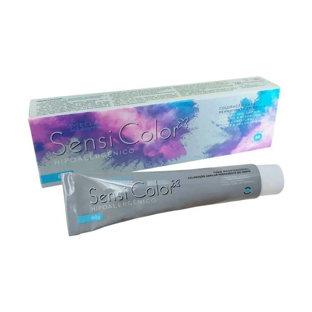 Tintura Hipoalergênica Alergoshop Cor 8.1 Louro Claro Acinzentado 60g Louro Claro