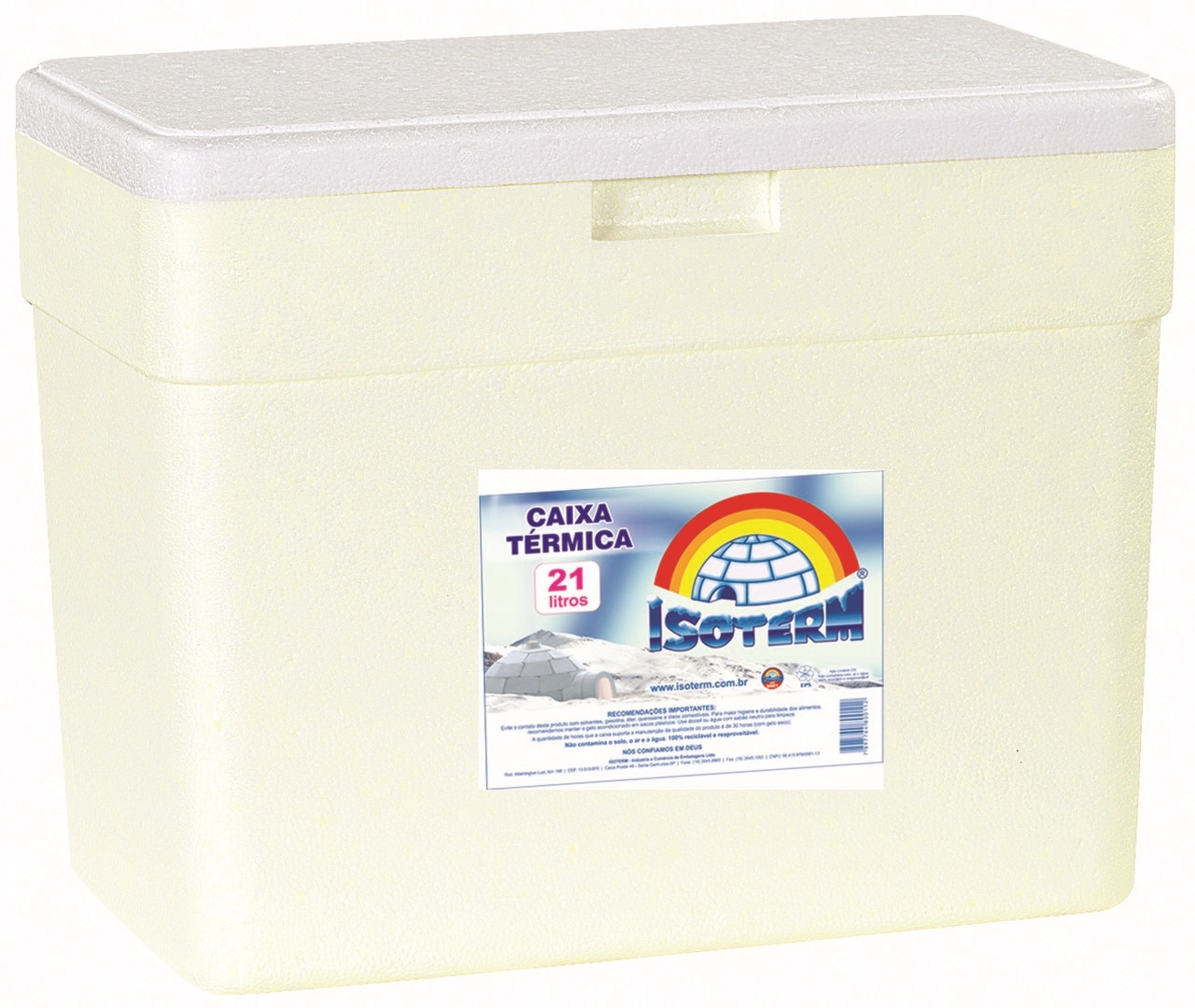 Caixa De Isopor 24 Lts