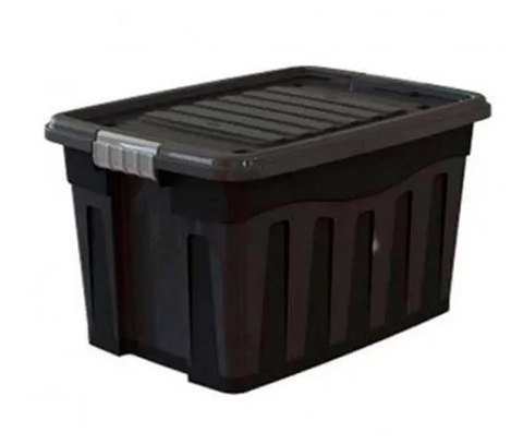 Caixa Org 53l Rodinha Mb Preta