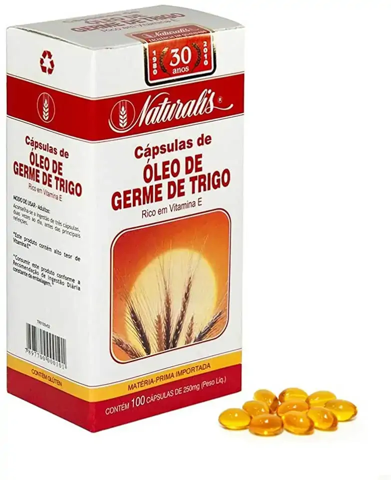 óleo De Germe De Trigo 100 Cápsulas 250mg Naturalis