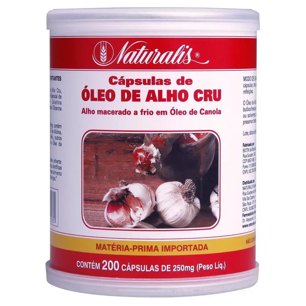 Oleo De Alho Cru Naturalis 200 Caps Bem Estar/terapia Alternativa
