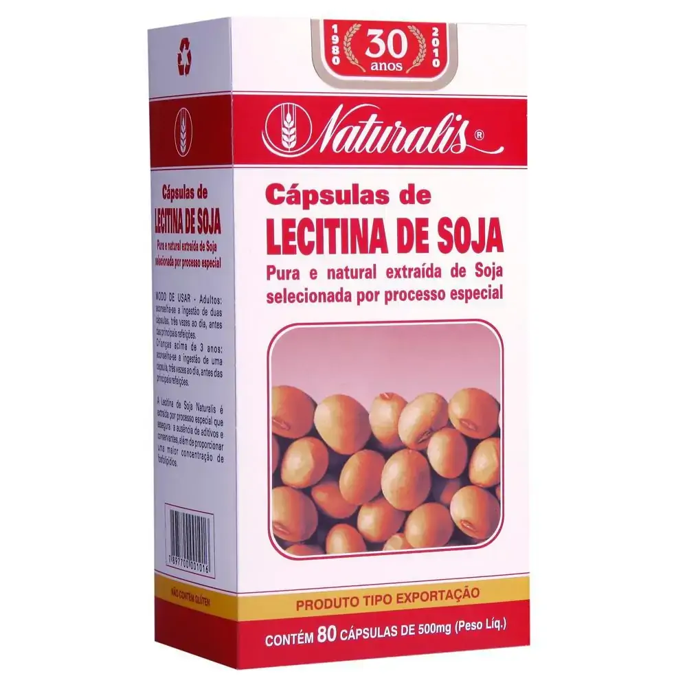 Lecitina Soja 80cps Naturalis Naturalis