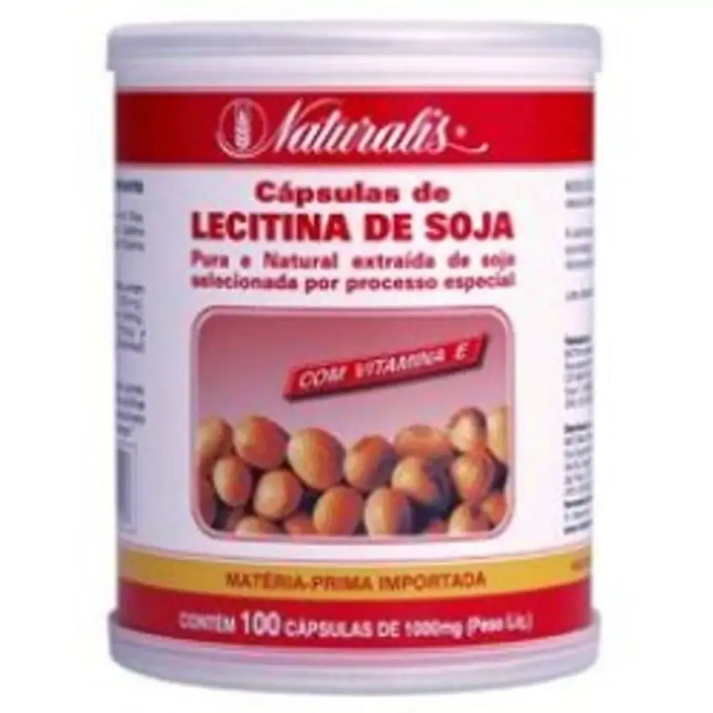 Lecitina Soja Vitamina E 1g 100 Cps Naturalis