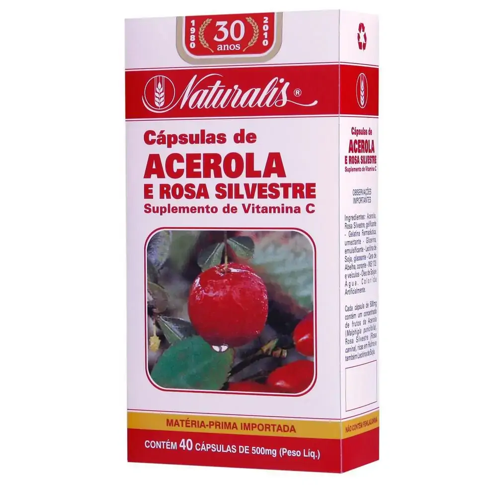 Acerola 40 Caps 500mg