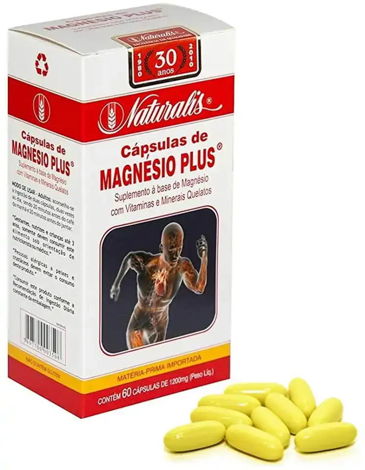 Magnésio Plus 60 Cápsulas Naturalis
