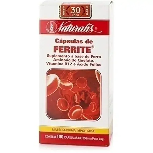 Ferrite 200mg 100 Cápsulas