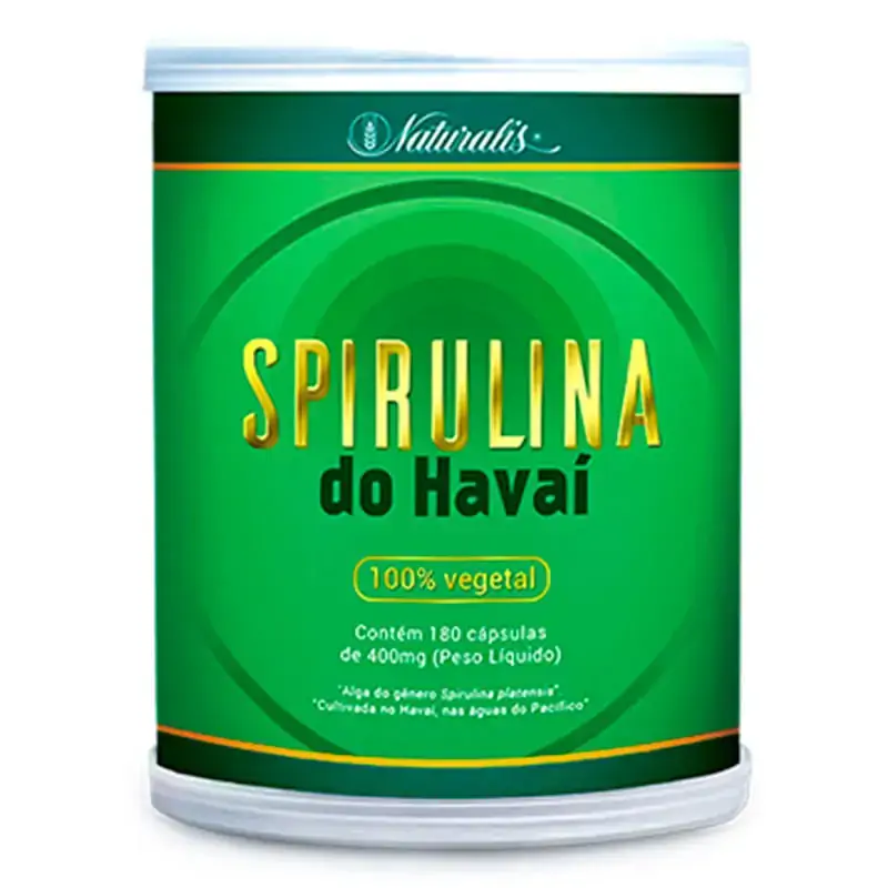 Spirulina do Havaí 180caps - Naturalis