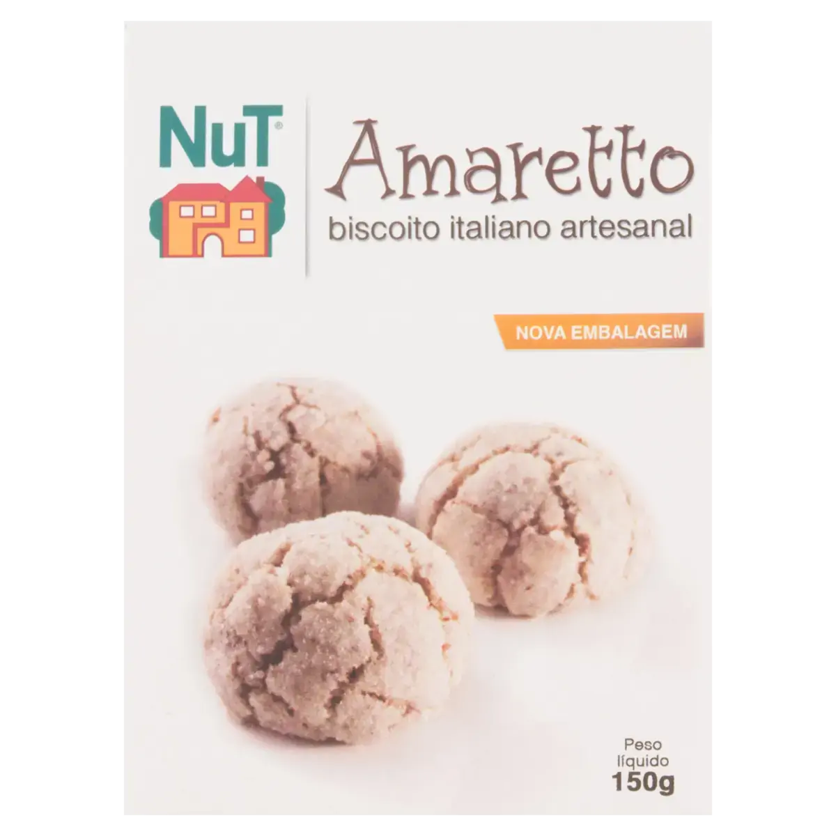 Biscoito Italiano NUT Típico Amaretto Pacote 150g