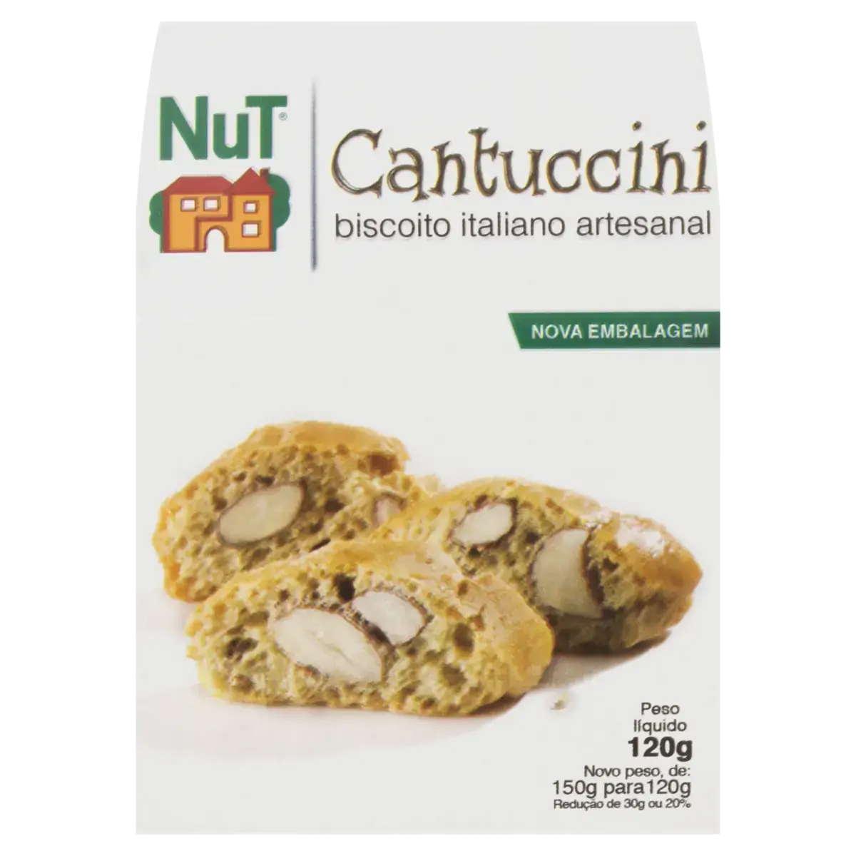Biscoito Cantuccini Nut Pacote 120g