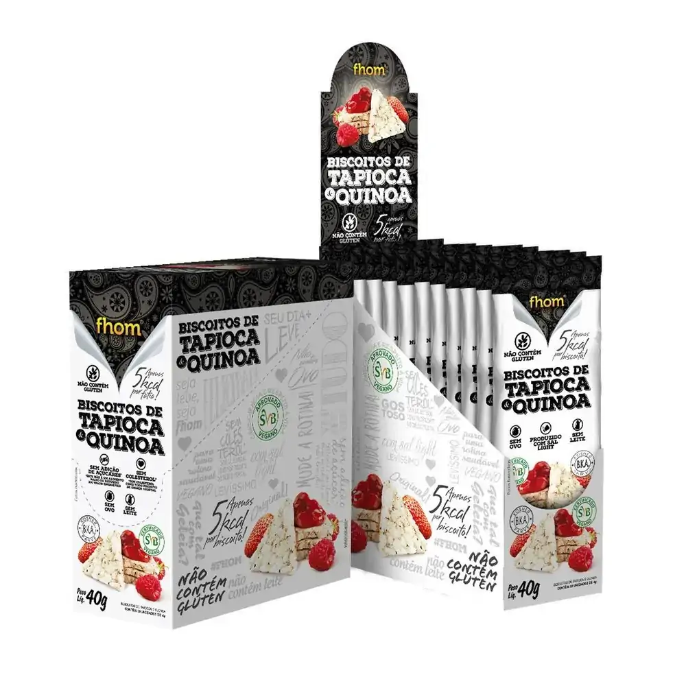 Fhom Bisc Tapioca E Quinoa 4g Cx C/10
