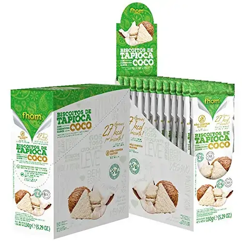 Bisc. De Tapioca Coco Fhom 15,0g 10un