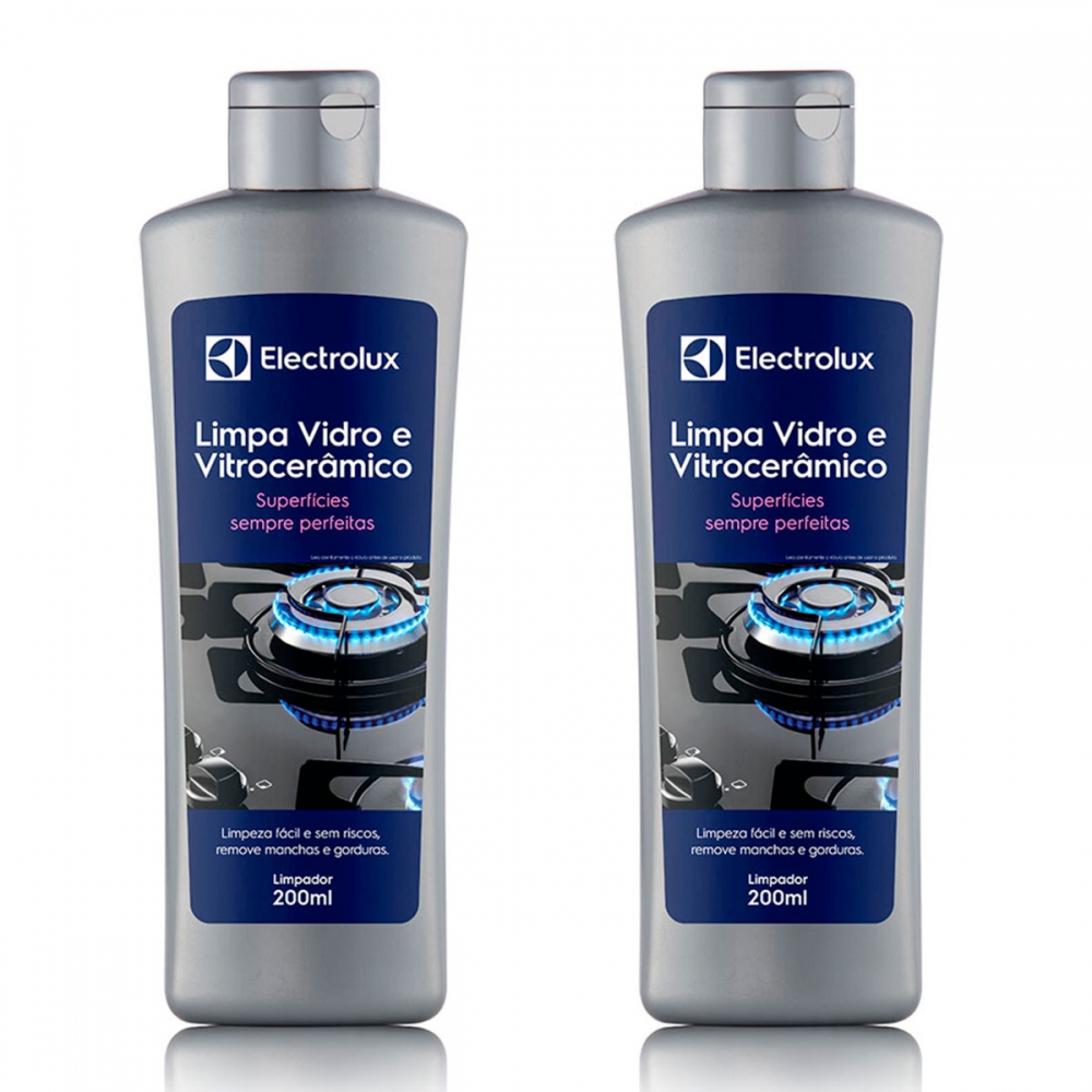 Kit Electrolux Com 2 Limpa Vidro E Vitrocerâmico