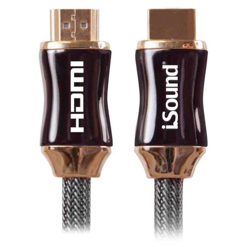 Cabo Hdmi 4k High Speed Ethernet C/conectores Dourados 24k