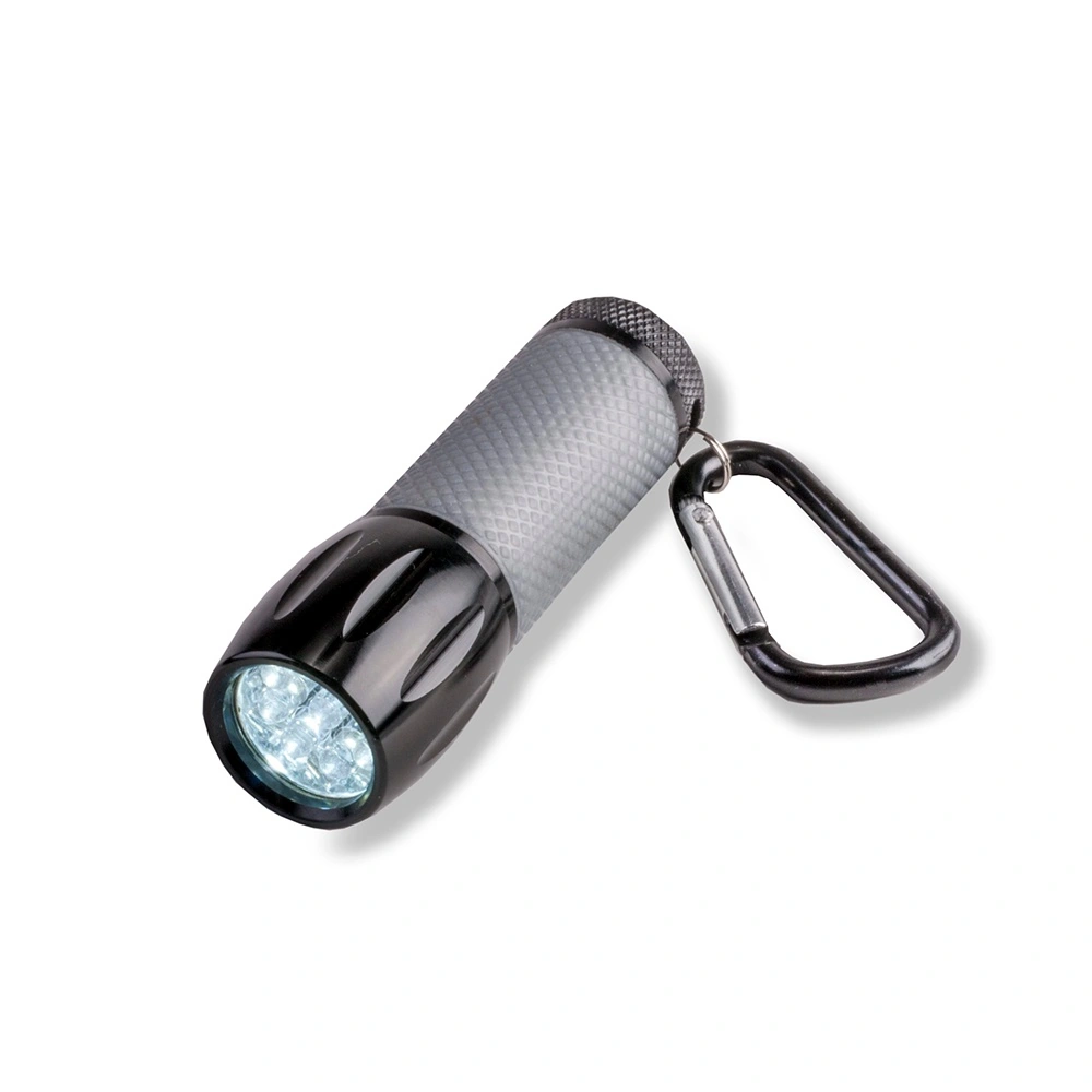 Lanterna Compacta Com Luz Led Ultra Brilhante E Mosquetão
