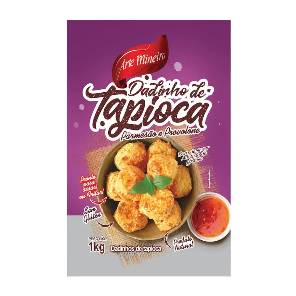 Dadinho De Tapioca 1kg Com Parmesao