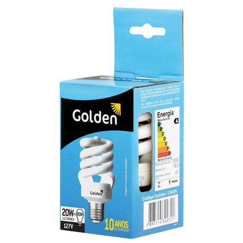 Lampada Fluorescente Compacta Branca 20w/220v Golden