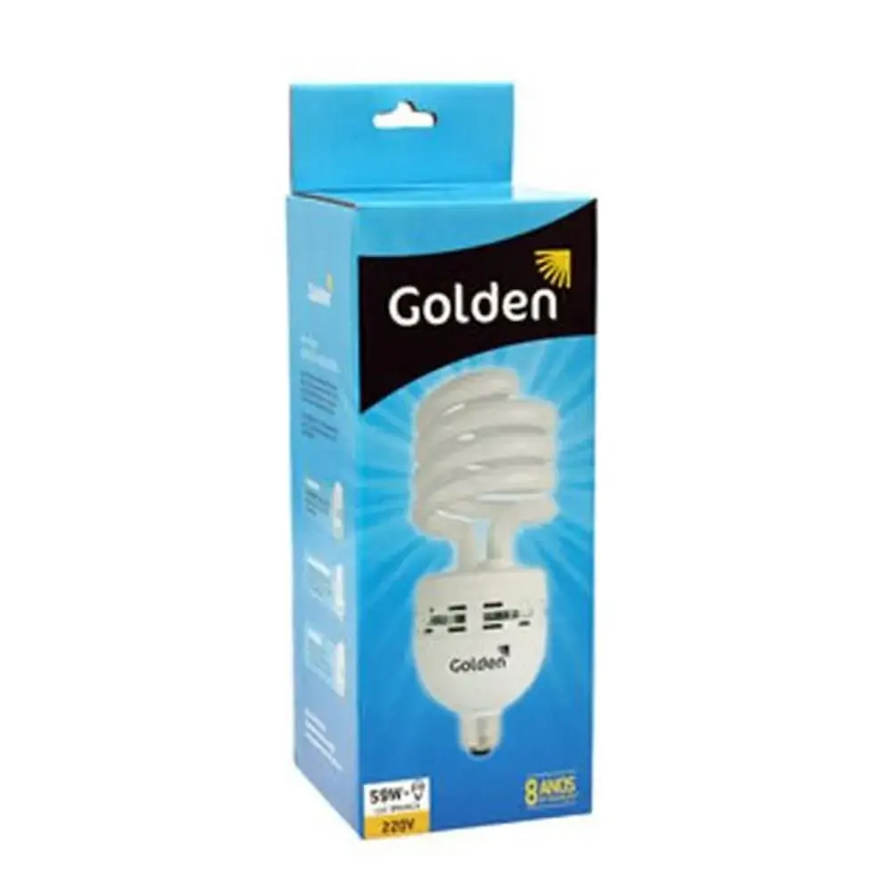 Lampada Fluor Half Espiral T5 Goldem 59w/220v