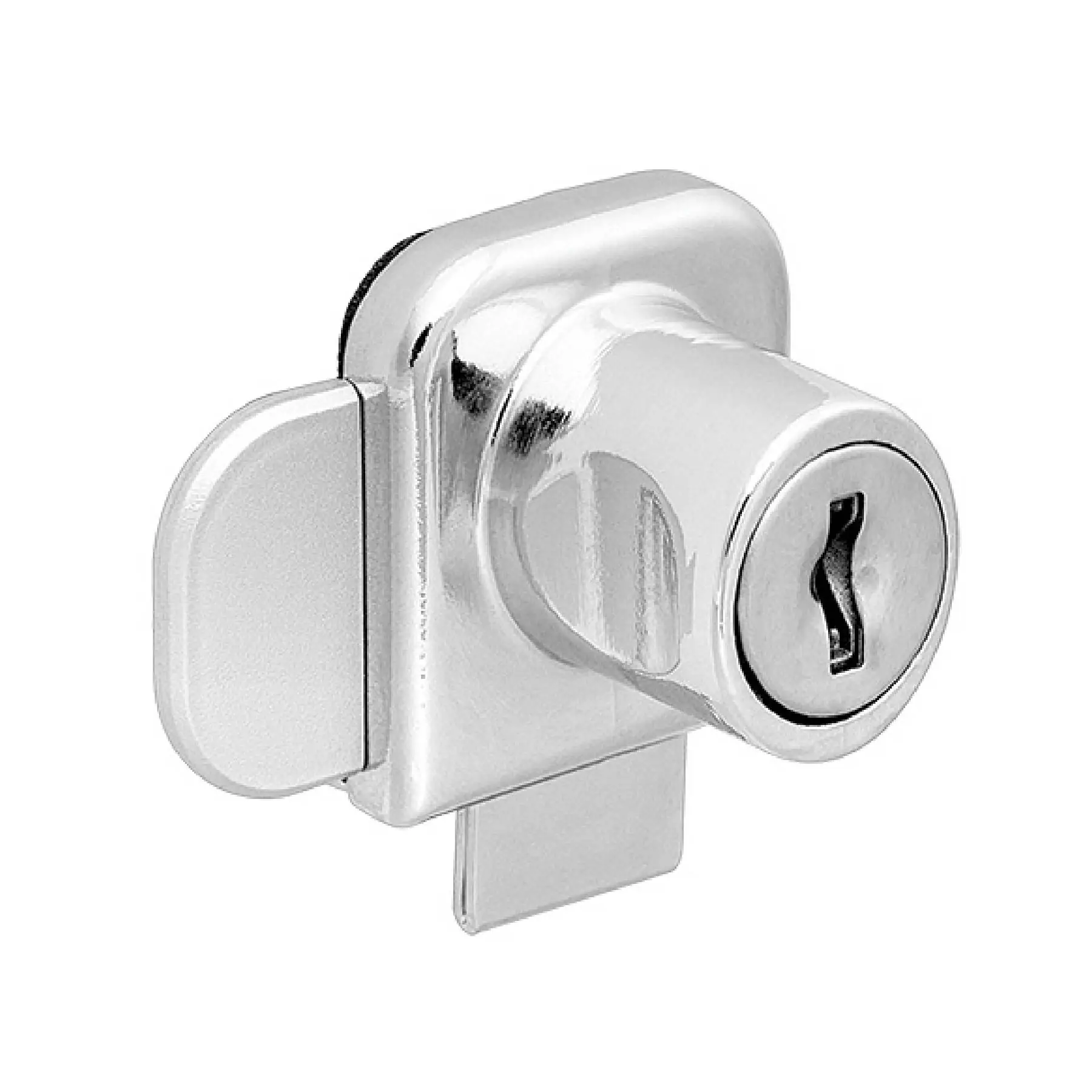 Fechadura para porta de vidro duplo