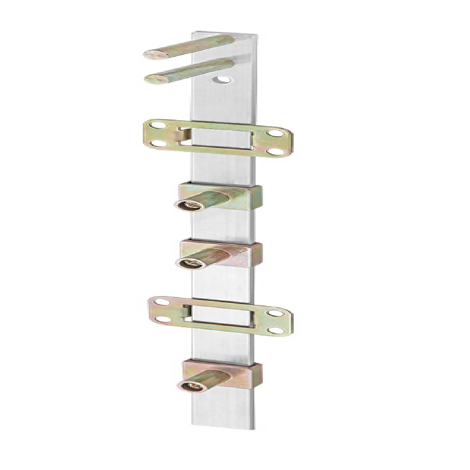 Fechadura para gaveteiro frontal com acessórios + barra 1.000 mm para 5 gaveteiros