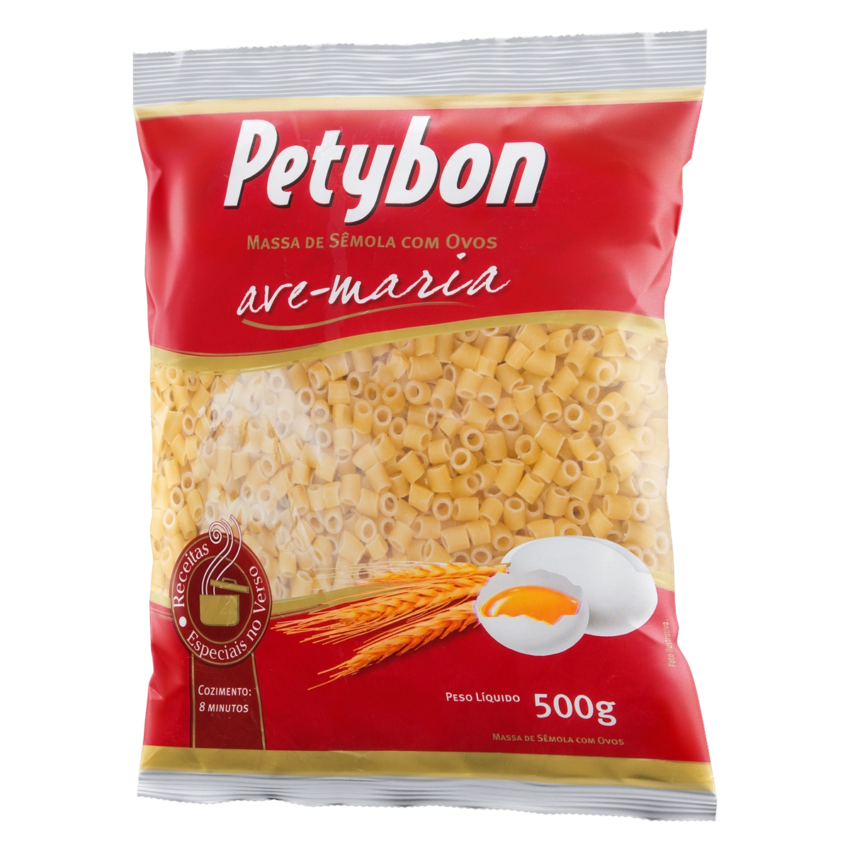 Macarrão com Ovos Ave Maria PETYBON Pacote 500g