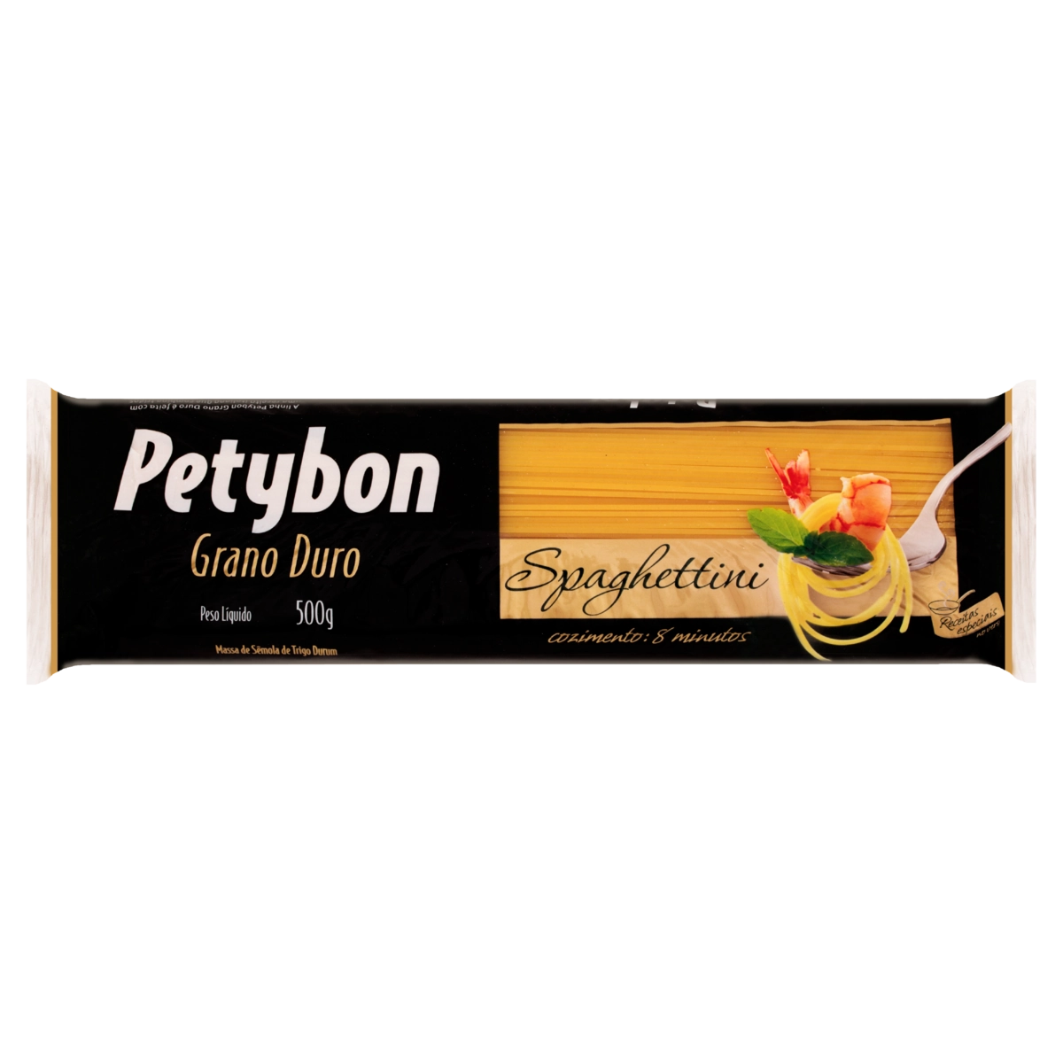 Macarrão De Sêmola Grano Duro Espaguete Petybon Pacote 500g