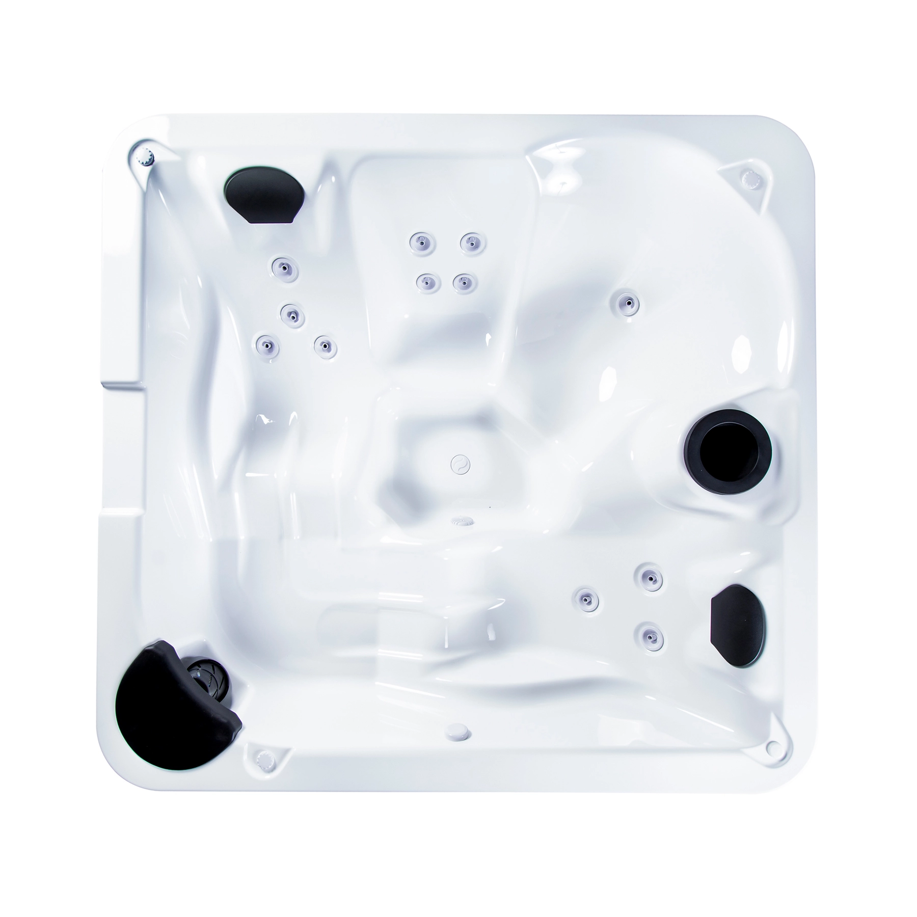 Spa Retangular Barcelona 215x198x94cm Acrílico Branco Aquaplás