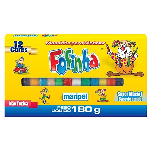 Massa Modelar Fofinha 12cores
