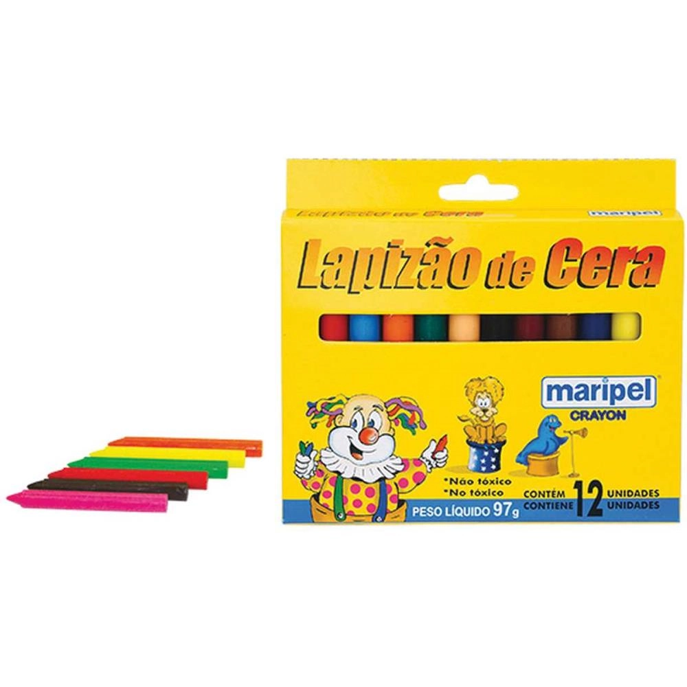 Lapizao Cera Maripel C12