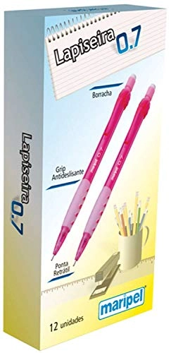 Lapiseira 0.7 Maripel Rosa Rf 9525