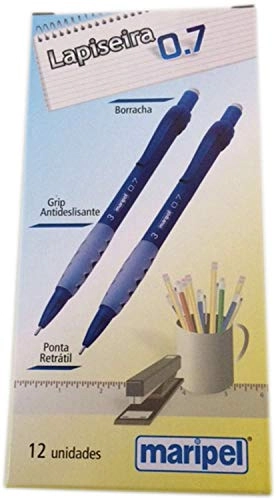 Lapiseira 0.7 Maripel Azul Rf 9525