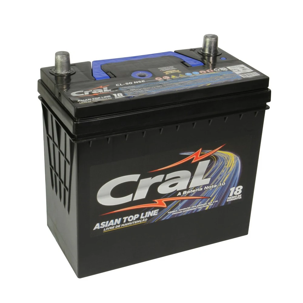 Bateria 50Ah Polo Lado Esquerdo - CRAL CL50NSE