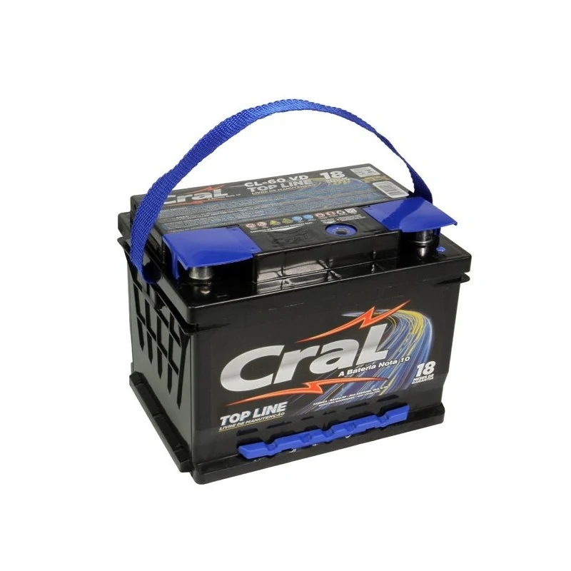 Bateria 60Ah Polo Lado Direito - CRAL CL60VD