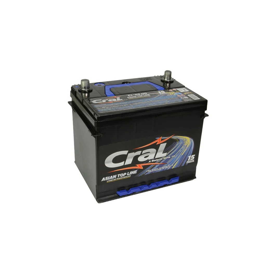 Bateria 80Ah Polo Lado Direito - CRAL CL80ND