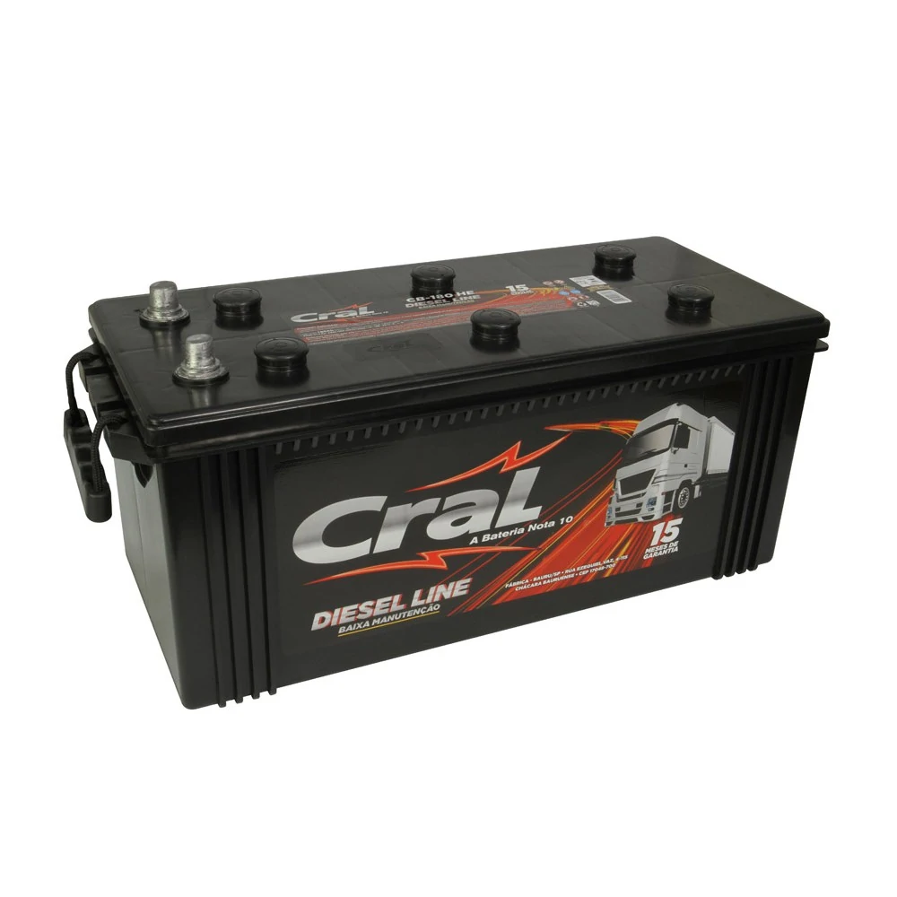 Bateria 180Ah Polo Lado Esquerdo - CRAL CB180E