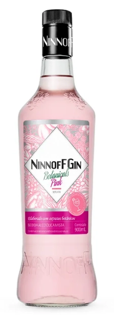 Vodka Ninnoff Botanicals Pink 900m