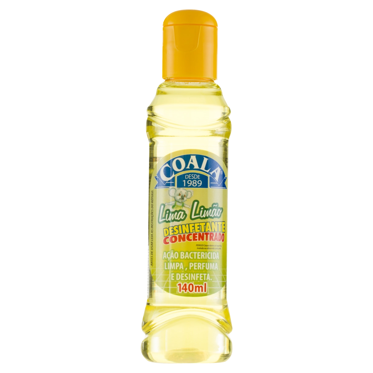 Desinfetante Uso Geral Concentrado Lima Limão Coala Frasco 140ml