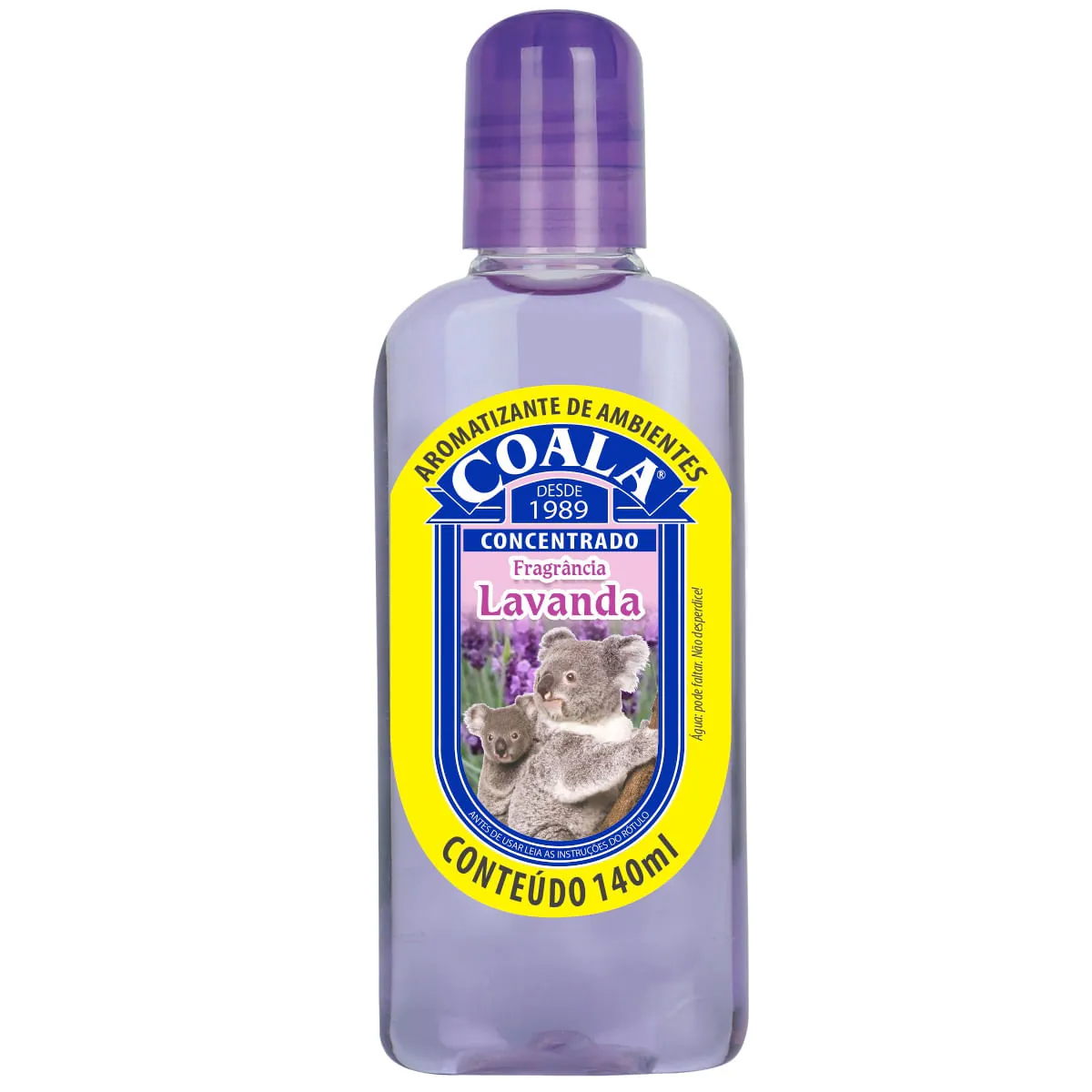 Aromatizante De Ambiente Concentrado Lavanda Coala Frasco 140ml