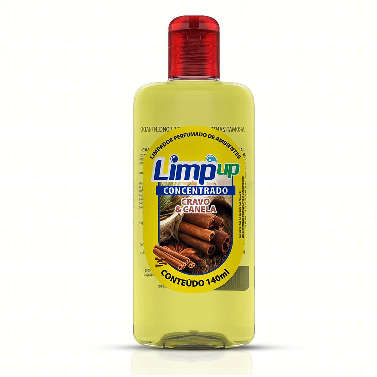 Limpador Perfumado Concentrado Cravo Canela Limp Up Frasco 140ml
