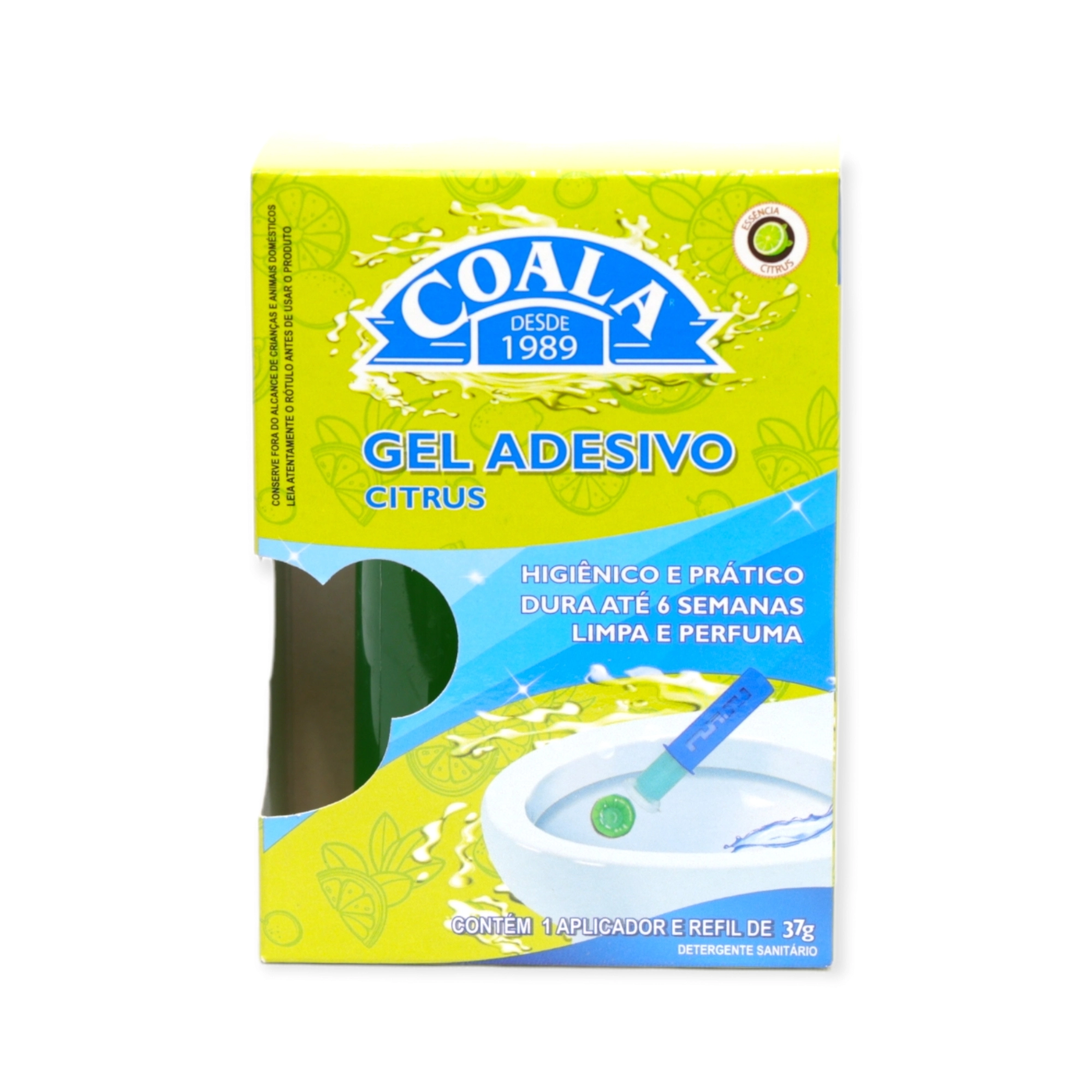 Coala gel adesivo ap+refil 37g Citrus