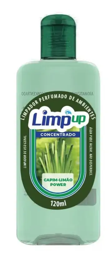 Limpador Perfumado Concentrado Capim Limão Power Limp Up Frasco 120ml