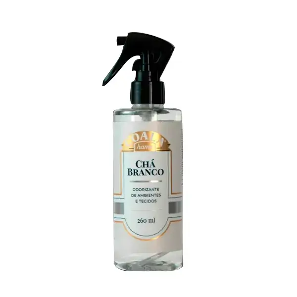 Odorizador De Ambiente E Tecido Chá Branco Coala Home Frasco 260ml Borrifador