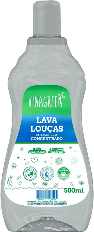 Lava Louca Gel Conc Vinagreen 500ml