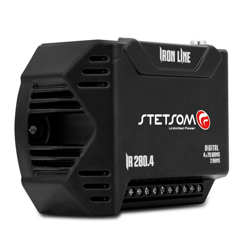 Módulo de Som 4 Canais Mono e Estéreo 4X70W RMS 24 Ohms - STETSOM 203500